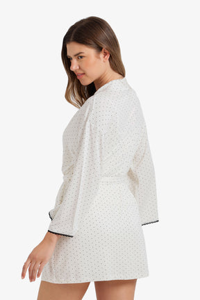 Polka Dot Robe