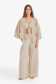 Kimono Style 3-Piece Pyjama