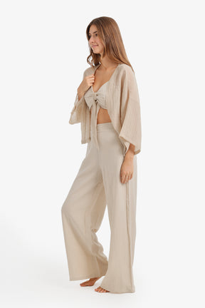 Kimono Style 3-Piece Pyjama