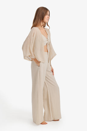Kimono Style 3-Piece Pyjama