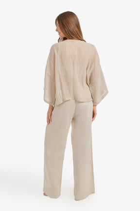 Kimono Style 3-Piece Pyjama