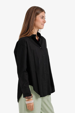 Curved Hem Shirt