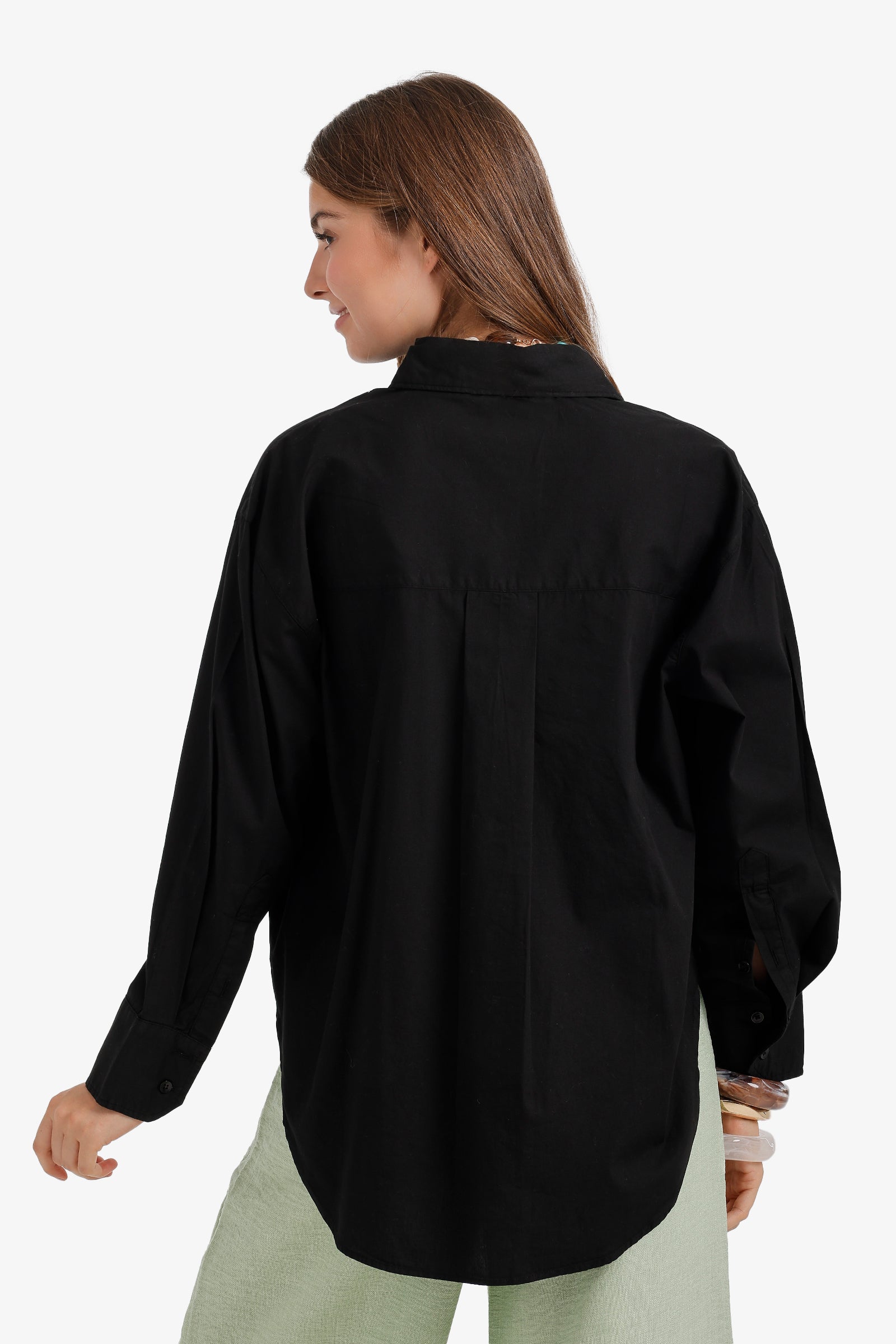 Curved Hem Shirt