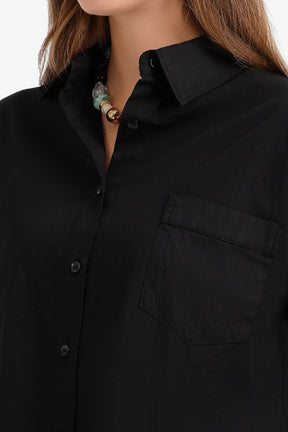 Curved Hem Shirt