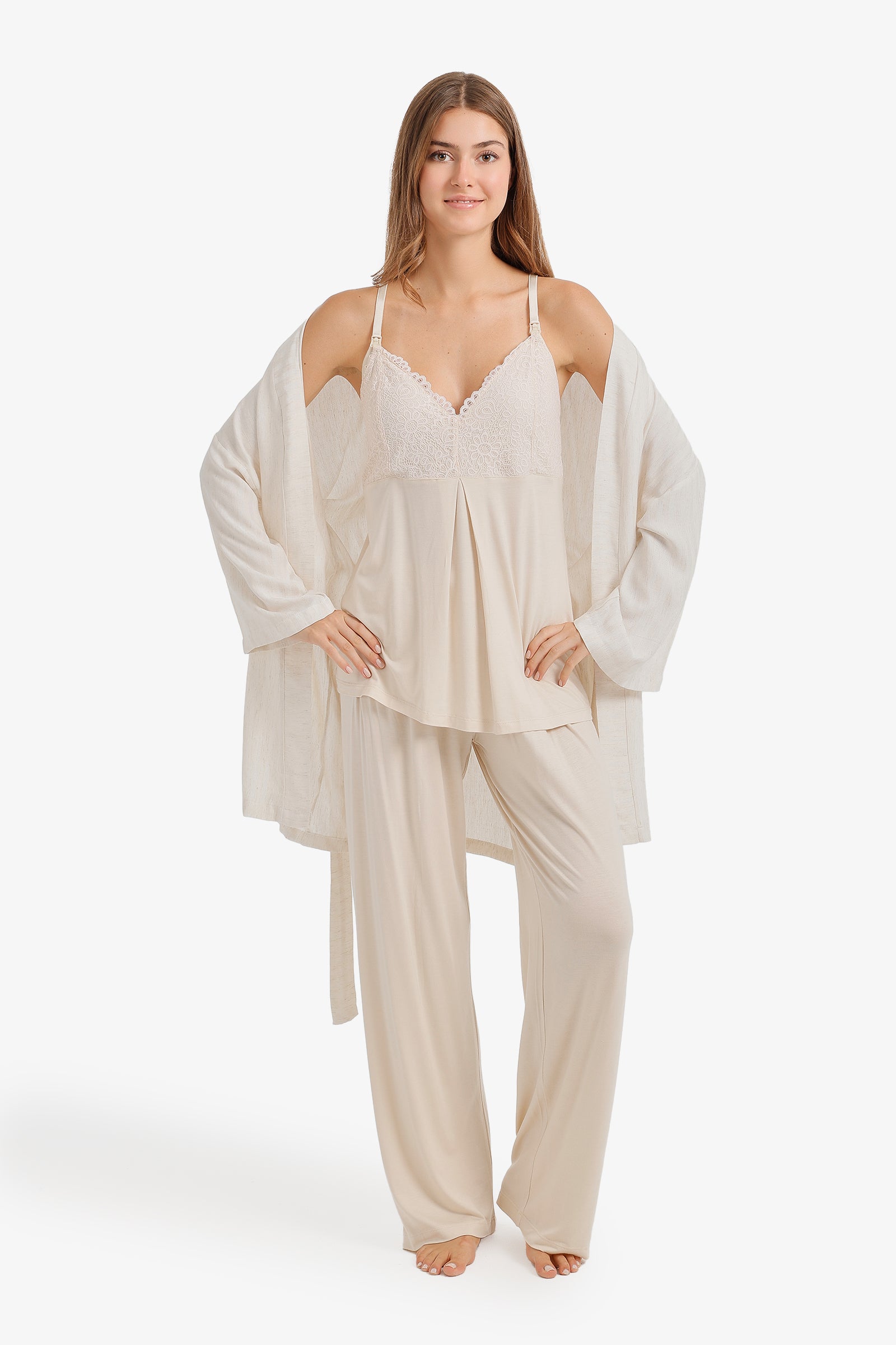 Maternity 3-Piece Pyjama