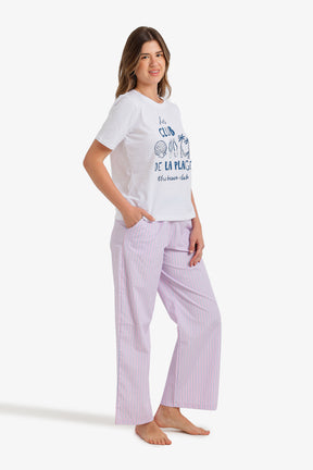 Double-Waistband Pyjama Set