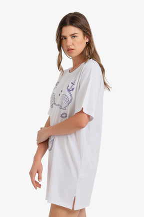 Printed Relaxed Fit Nightgown