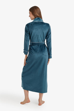 Contrast Pipe Robe