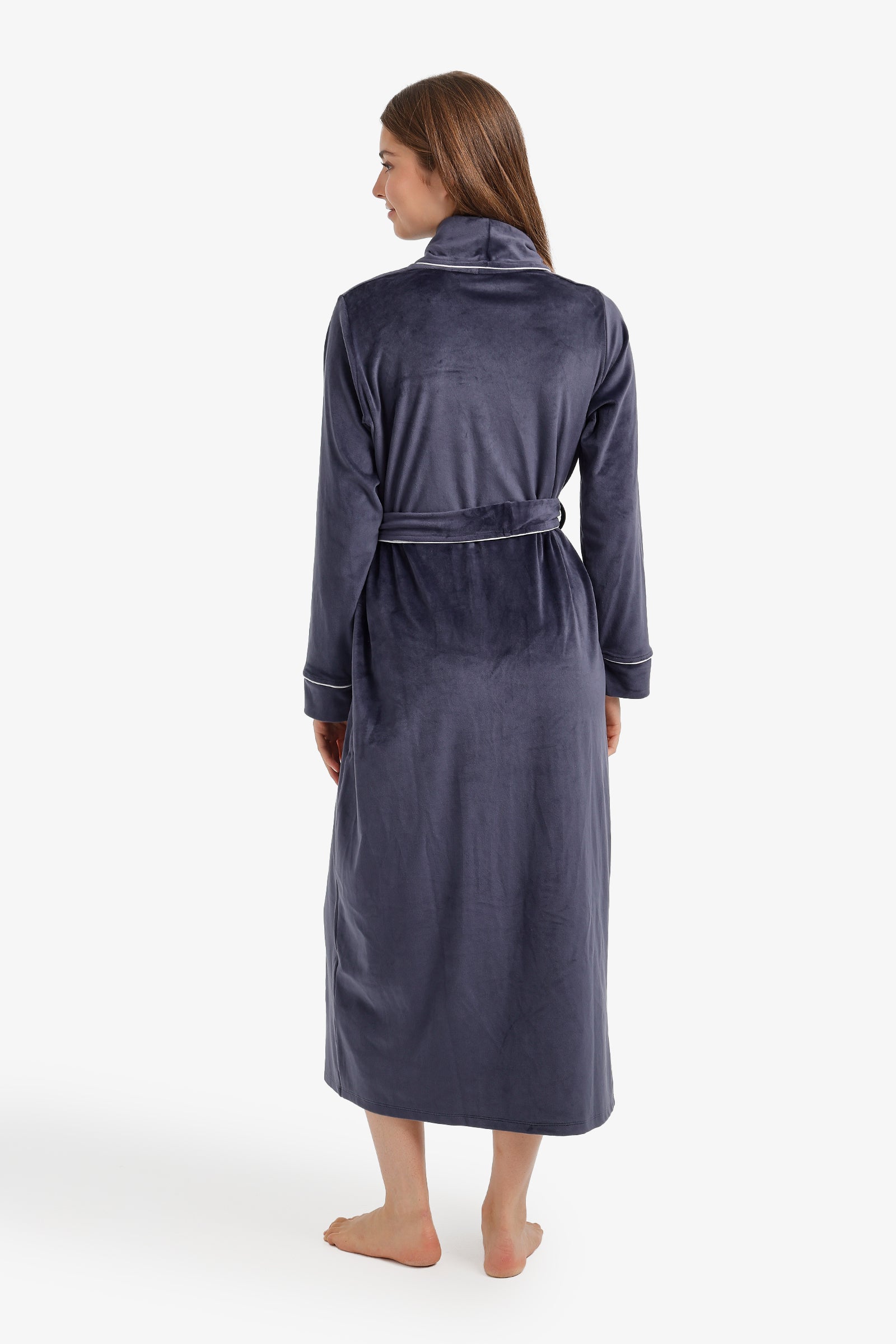 Contrast Pipe Robe