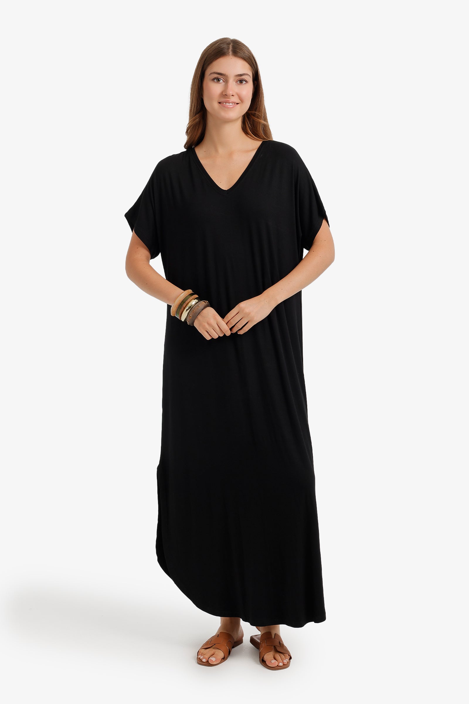 Side-Slit Lounge Dress