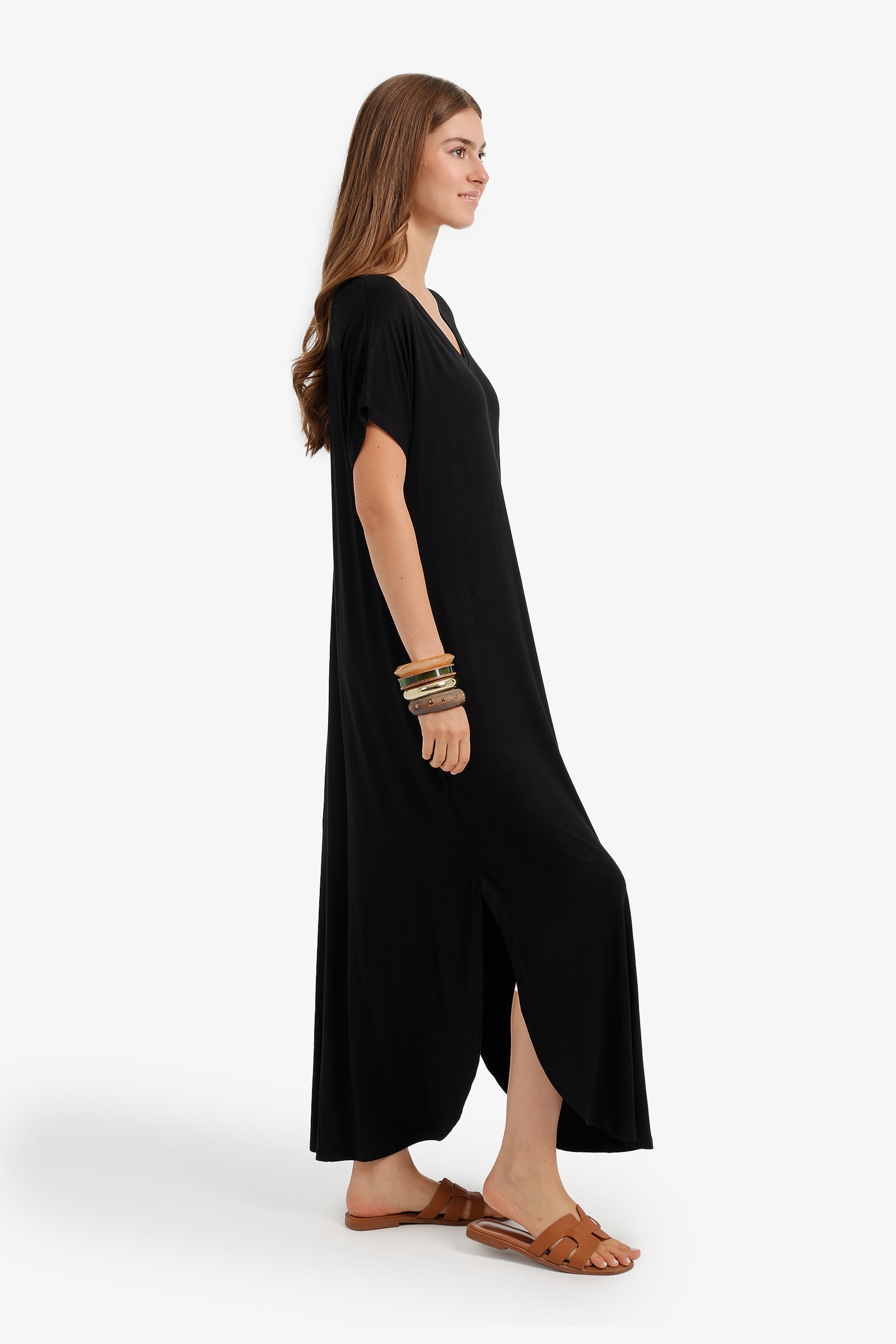 Side-Slit Lounge Dress