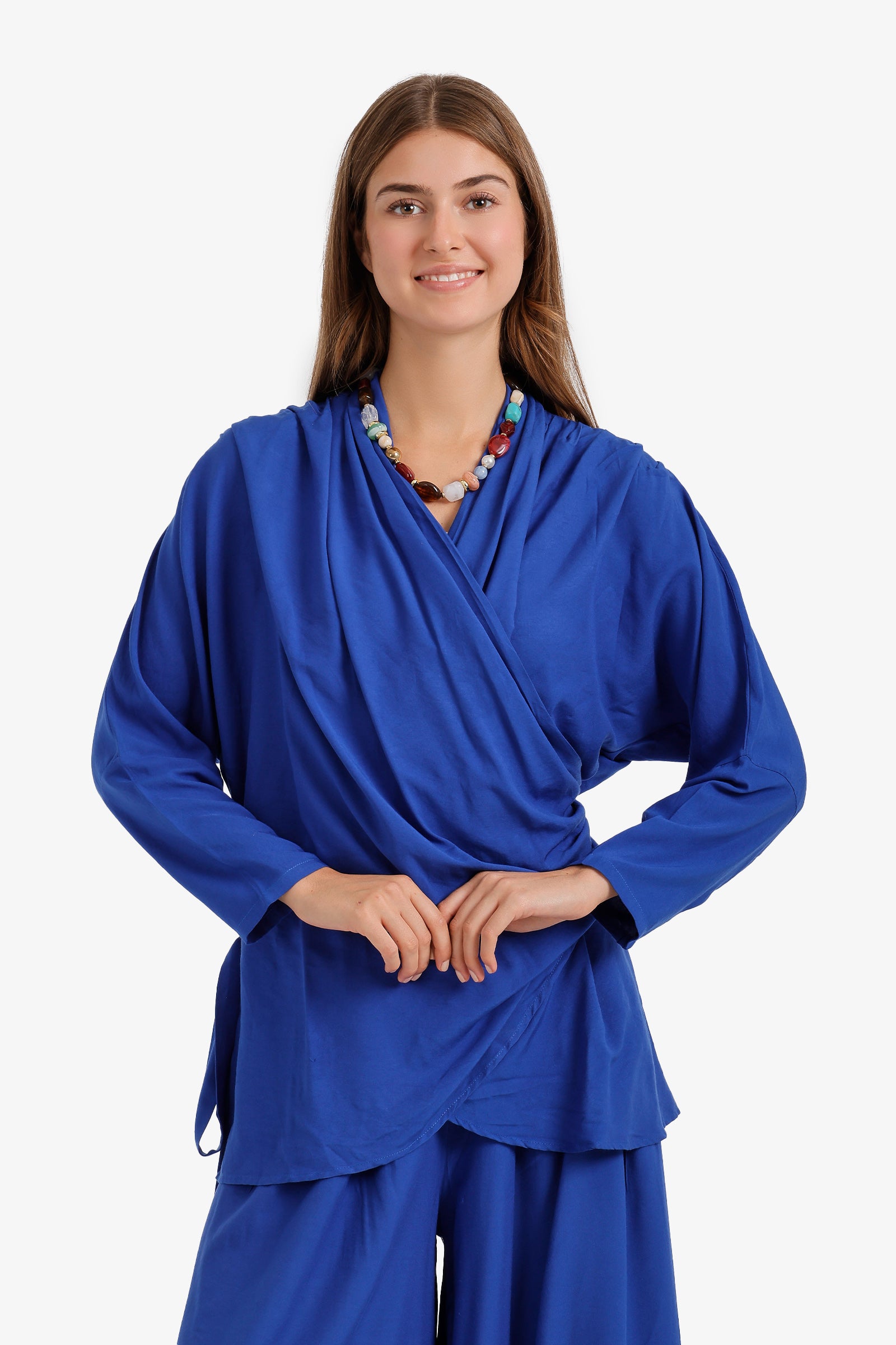 Draped Wrap Cardigan