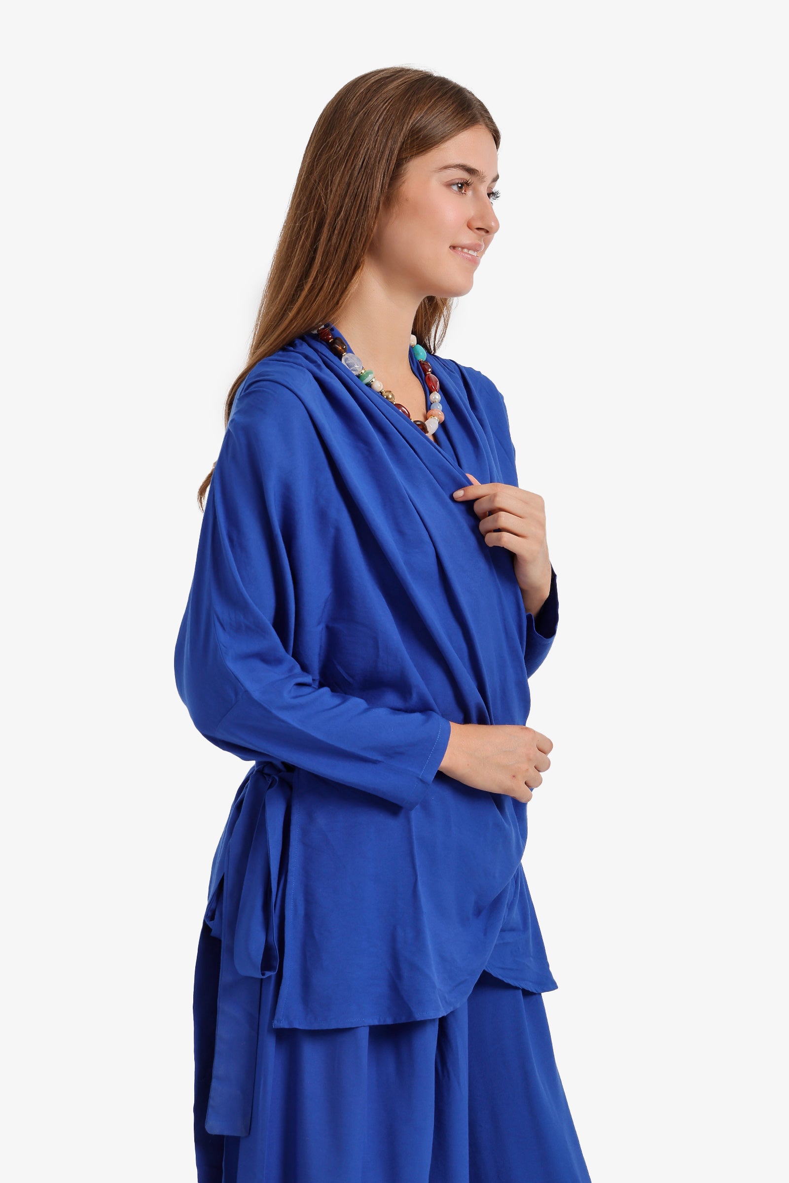 Draped Wrap Cardigan