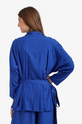 Draped Wrap Cardigan