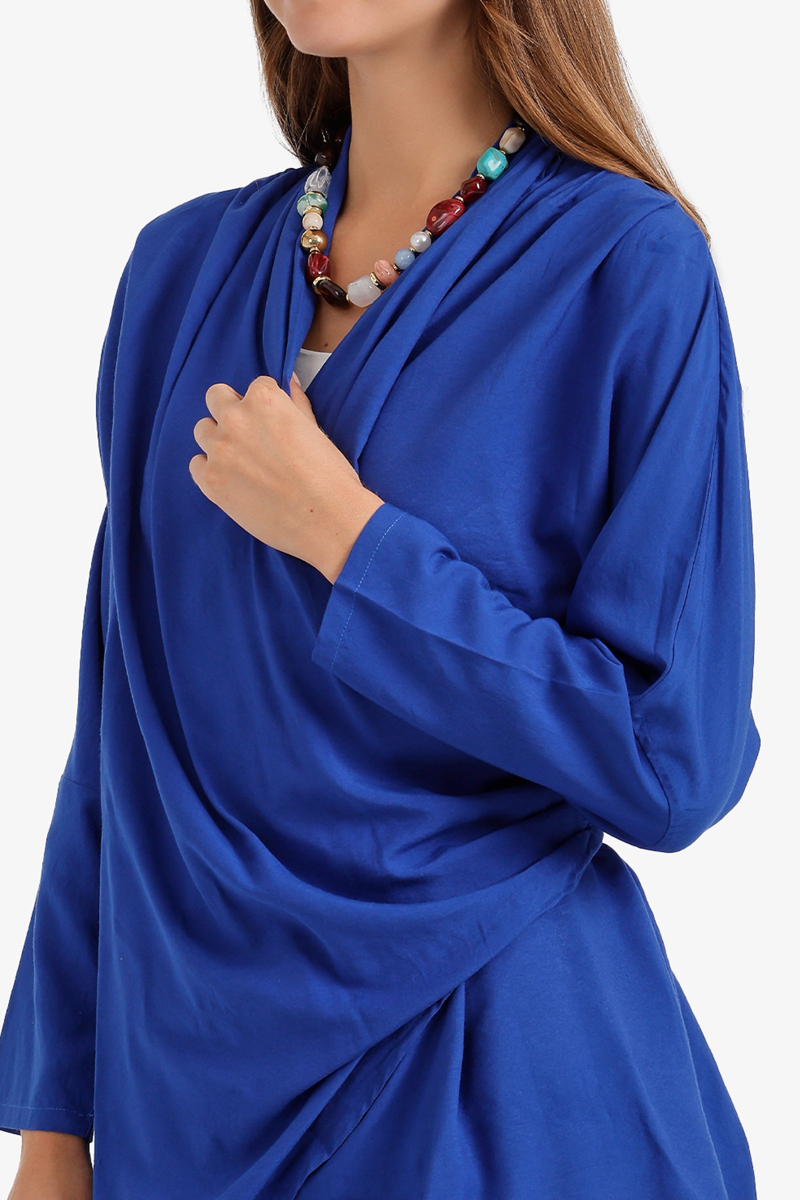 Draped Wrap Cardigan