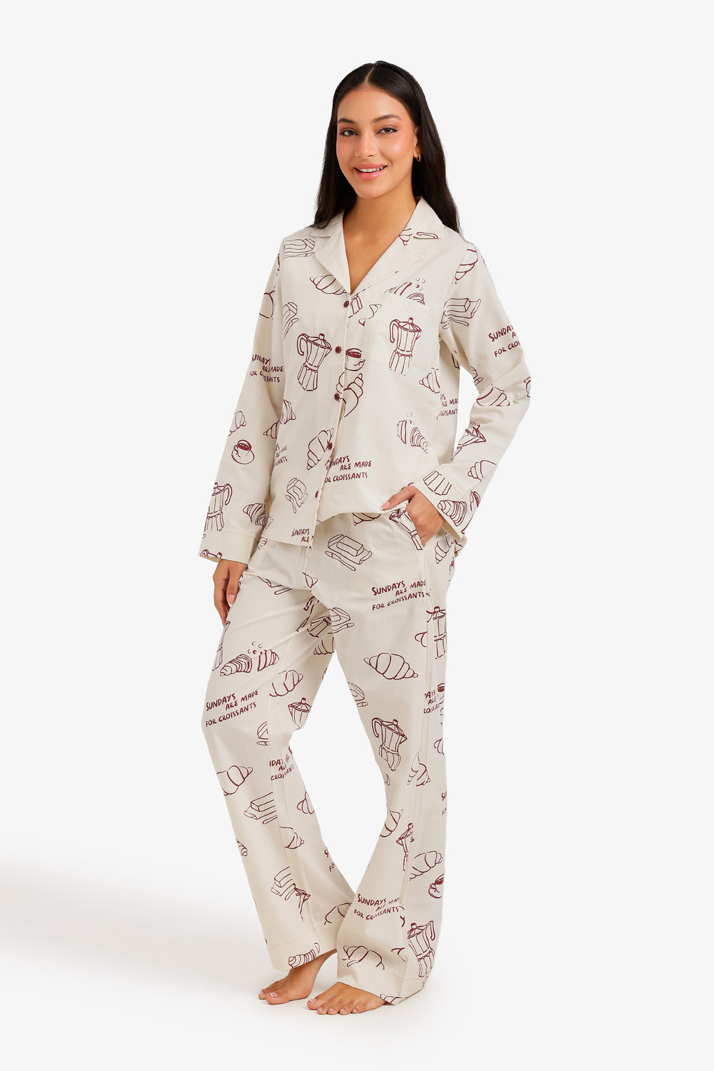 Breakfast Print Pyjama