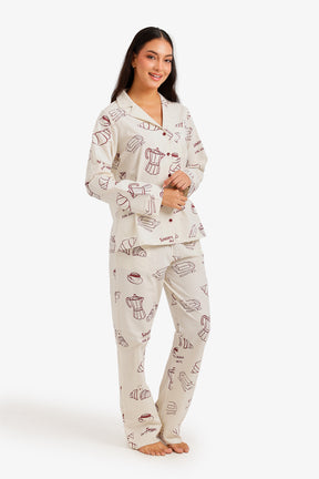 Breakfast Print Pyjama