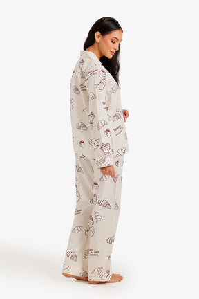 Breakfast Print Pyjama