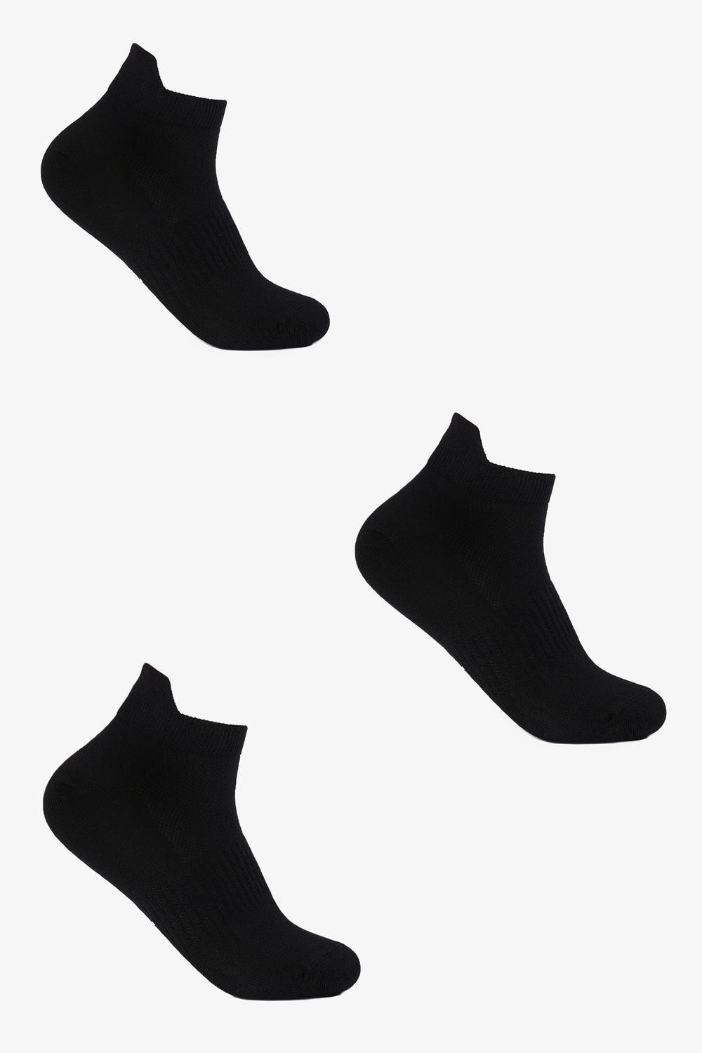 Ribbed Arch Socks - 3 Pairs