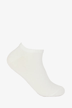 Plain Ankle Socks - 5 Pairs