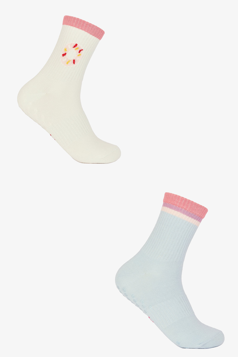 Pastel Donut Socks - 2 Pairs