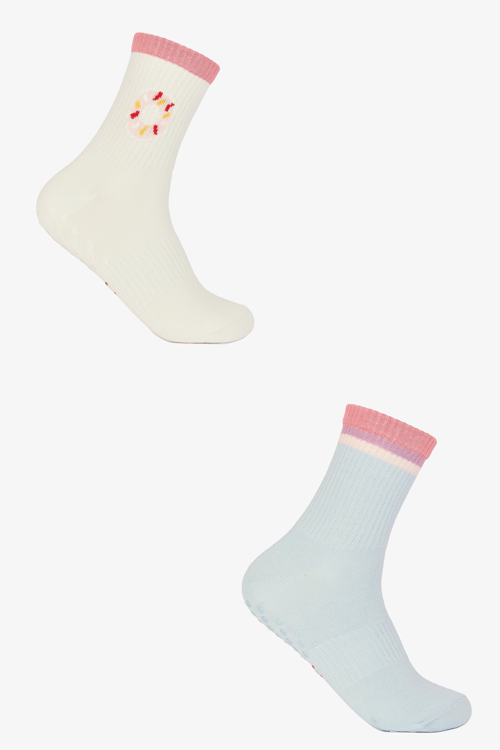 Pastel Donut Socks - 2 Pairs