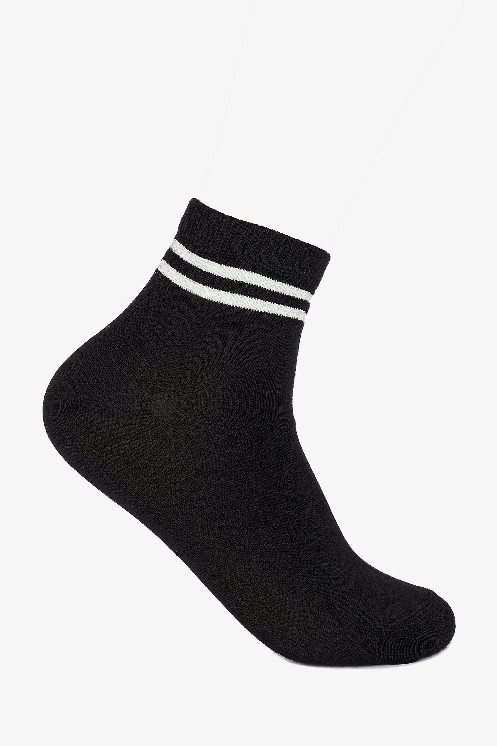 Contrast Striped Socks - 3 Pairs