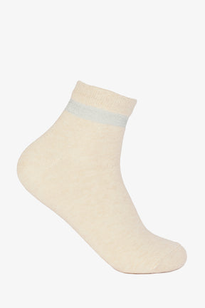 Contrast Striped Socks - 3 Pairs
