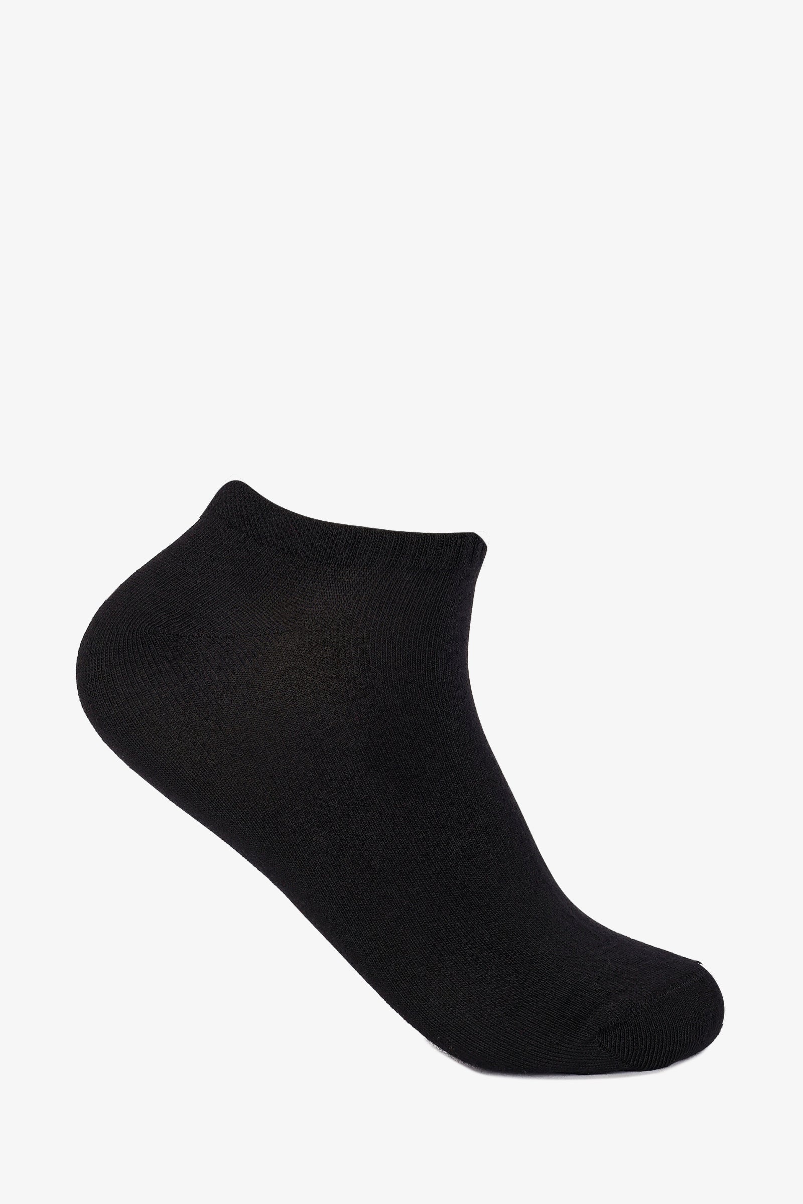 Plain Ankle Socks - 5 Pairs