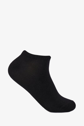 Plain Ankle Socks - 5 Pairs