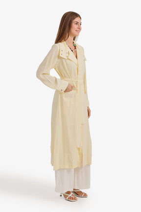 Coat-Style Belted Cardigan