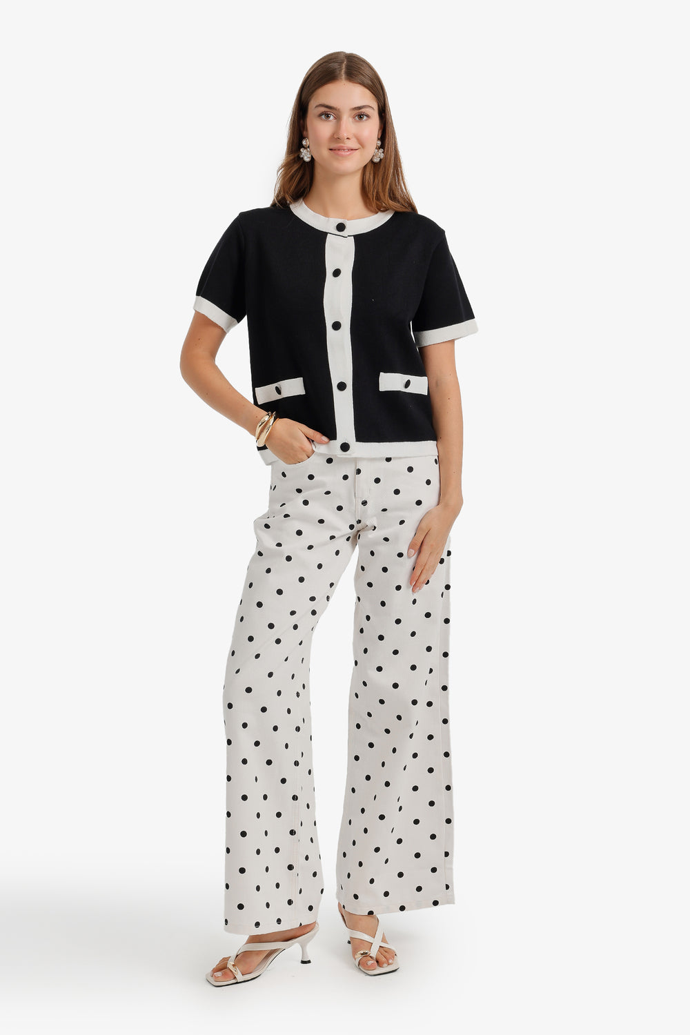 Contrast-Trim Top