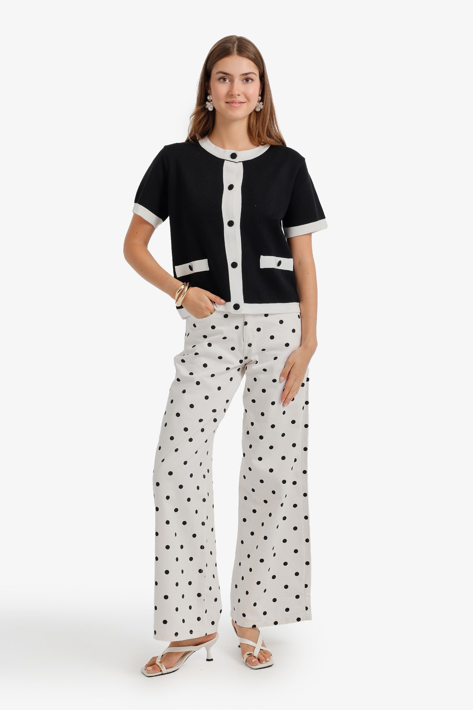 Contrast-Trim Top