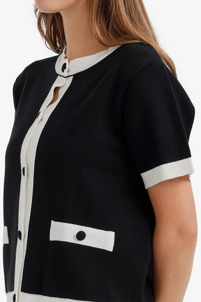 Contrast-Trim Top