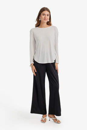 Curved Hem T-Shirt