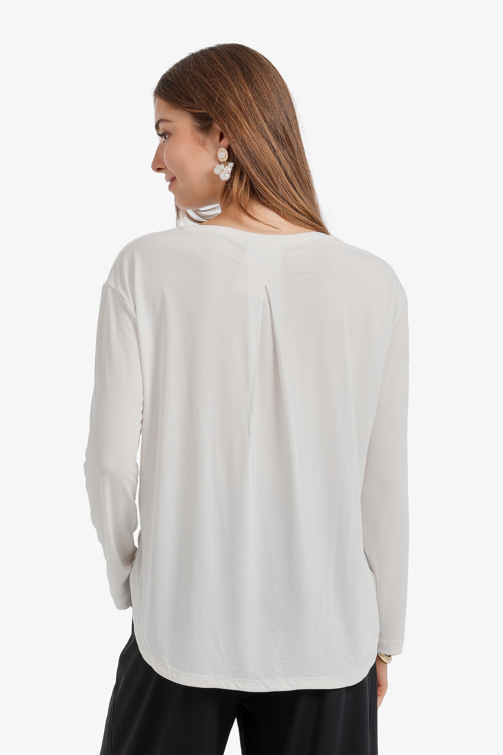 Curved Hem T-Shirt