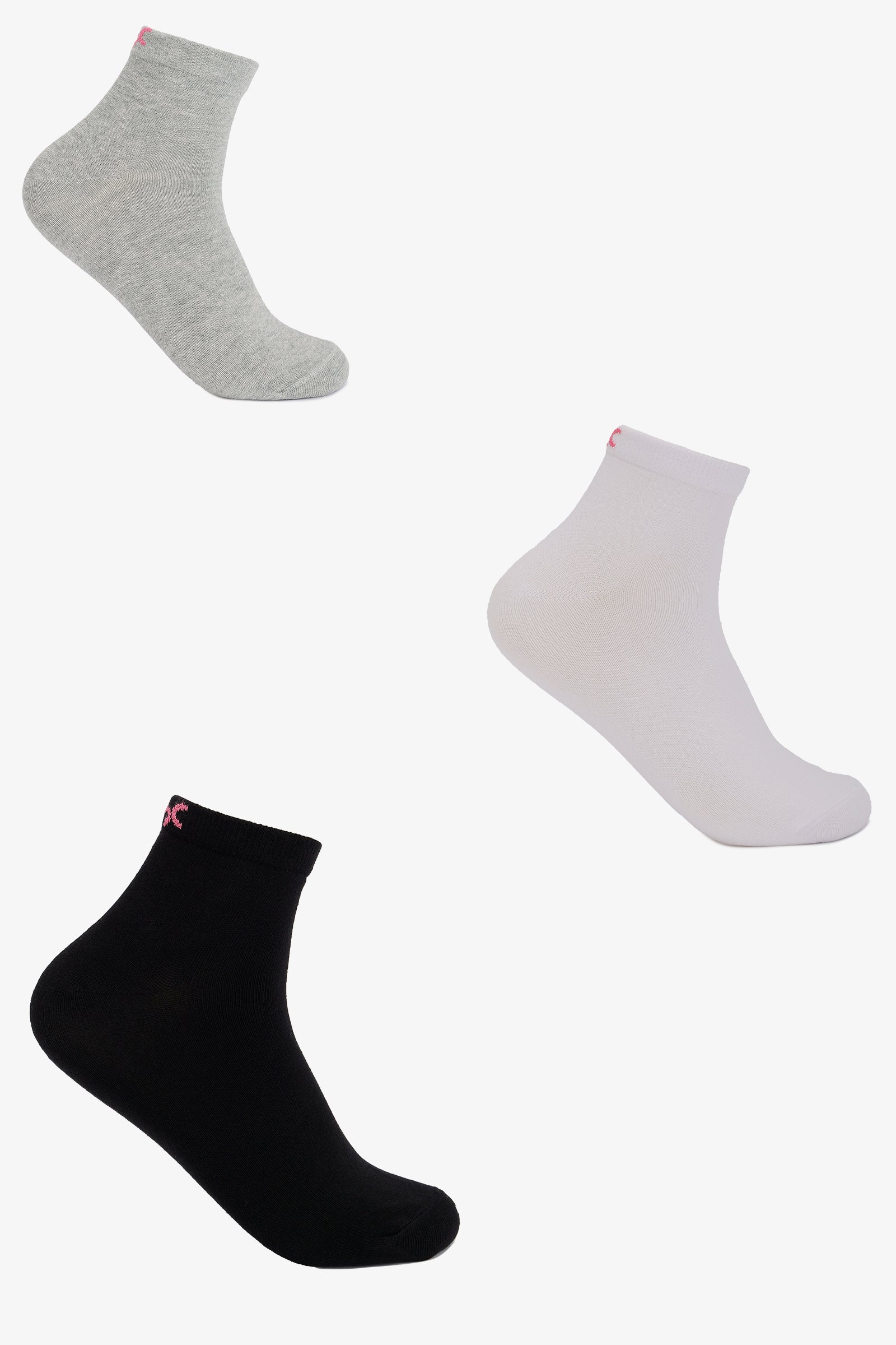 Stitched Logo Socks - 3 Pairs