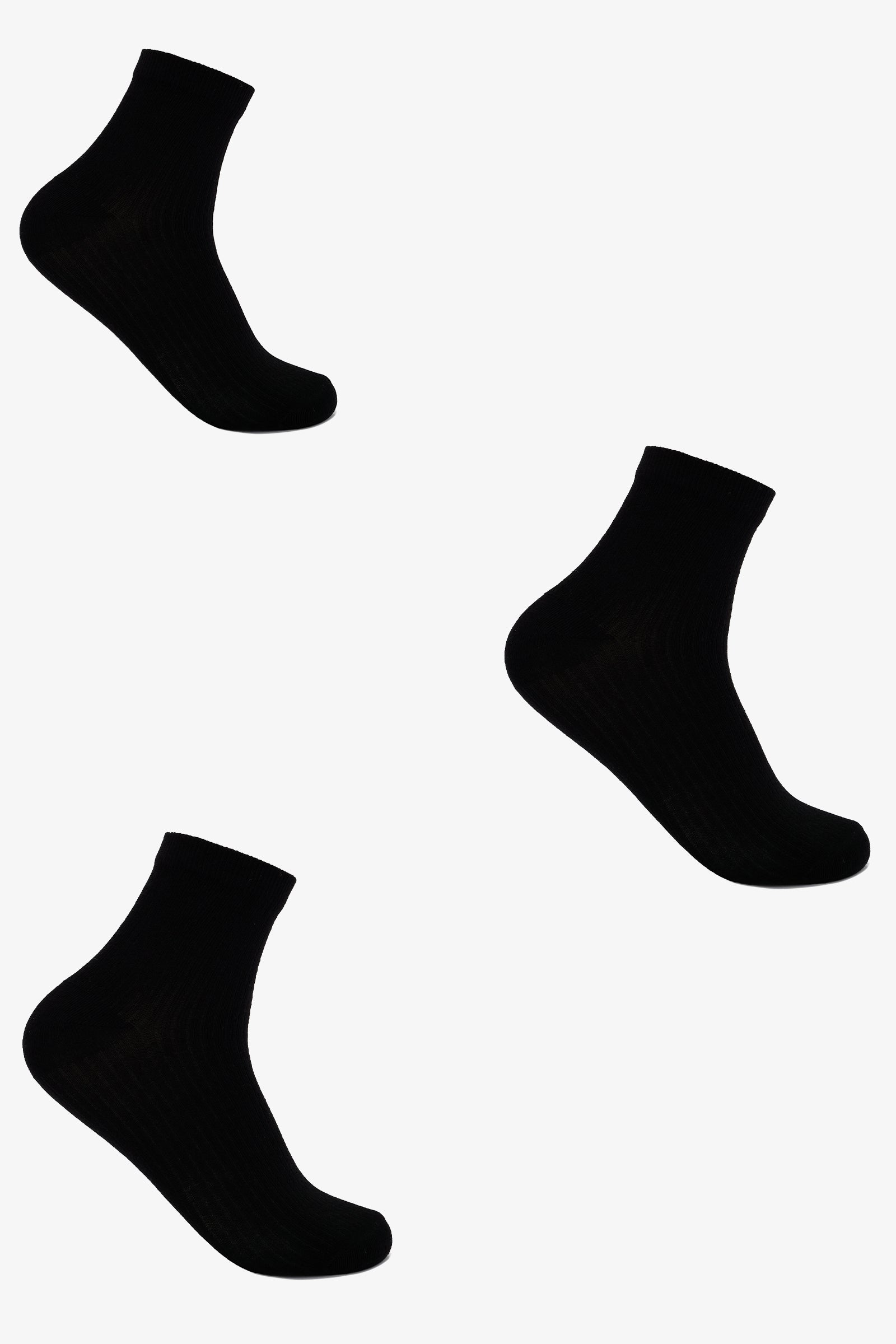 High Ankle Socks - 3 Pairs