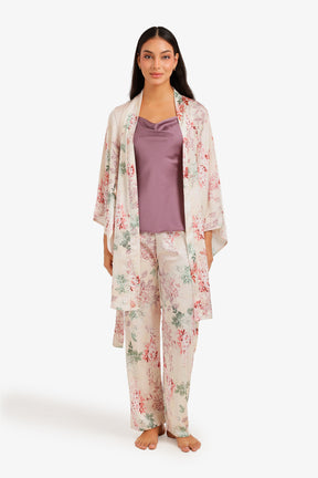Floral Self-Tie Robe