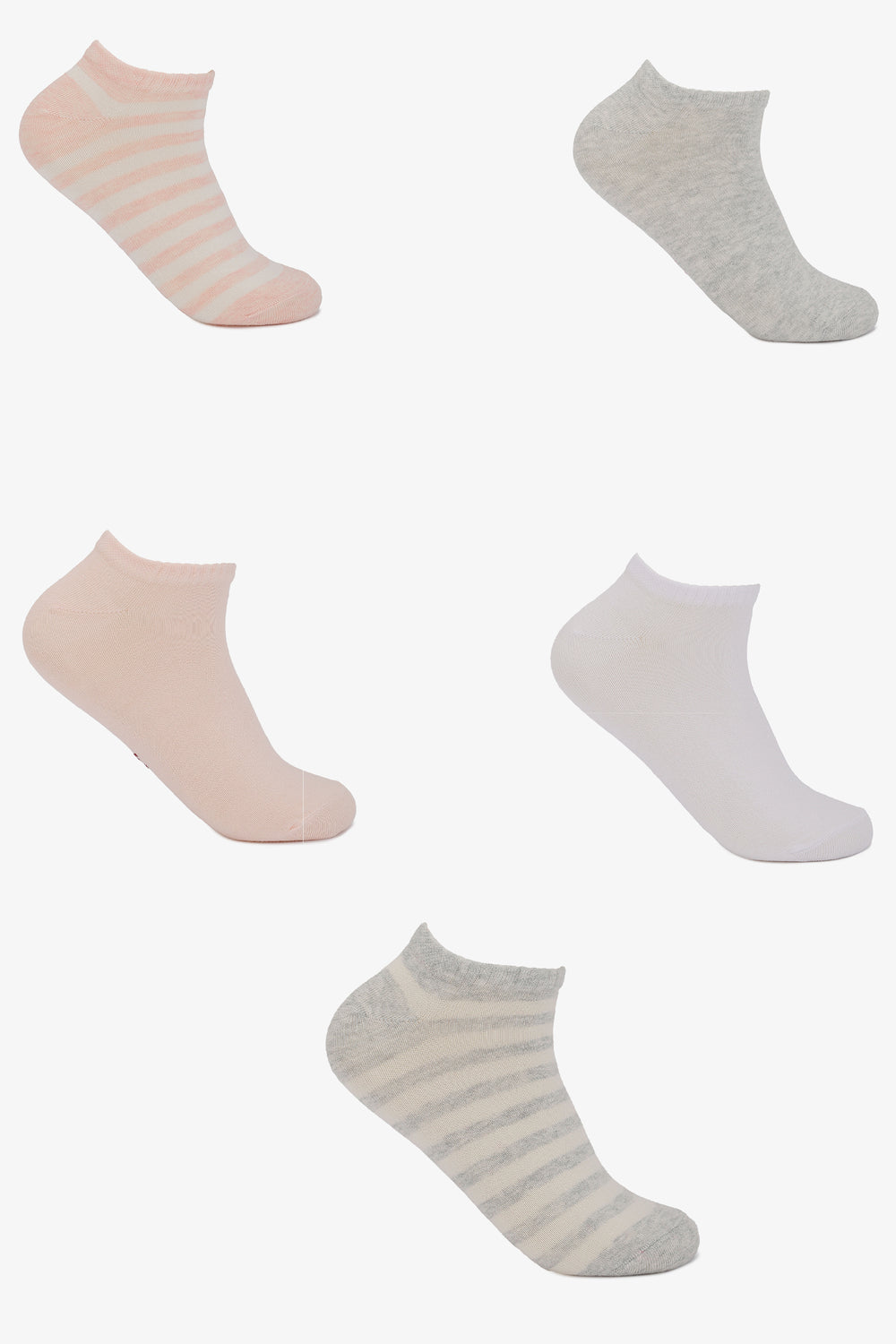 Ankel Length Socks - 5 Pairs