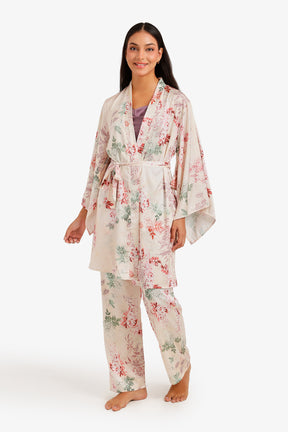 Floral Self-Tie Robe