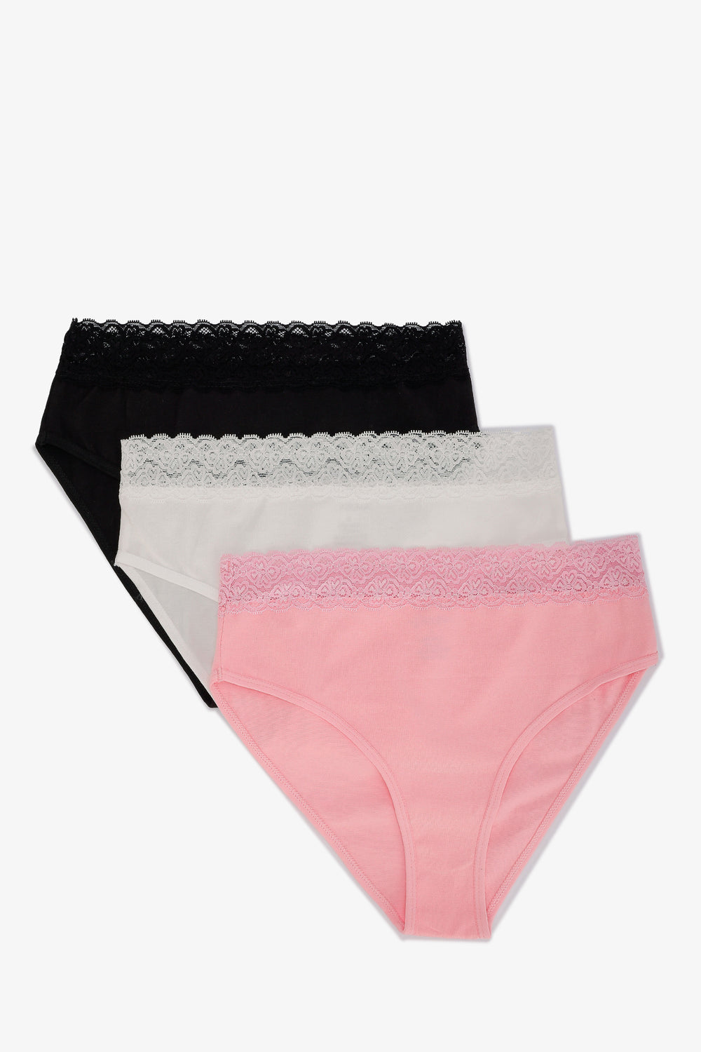 Pack of 3 Colored Brief Panties
