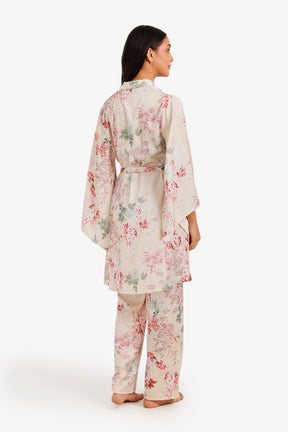 Floral Self-Tie Robe