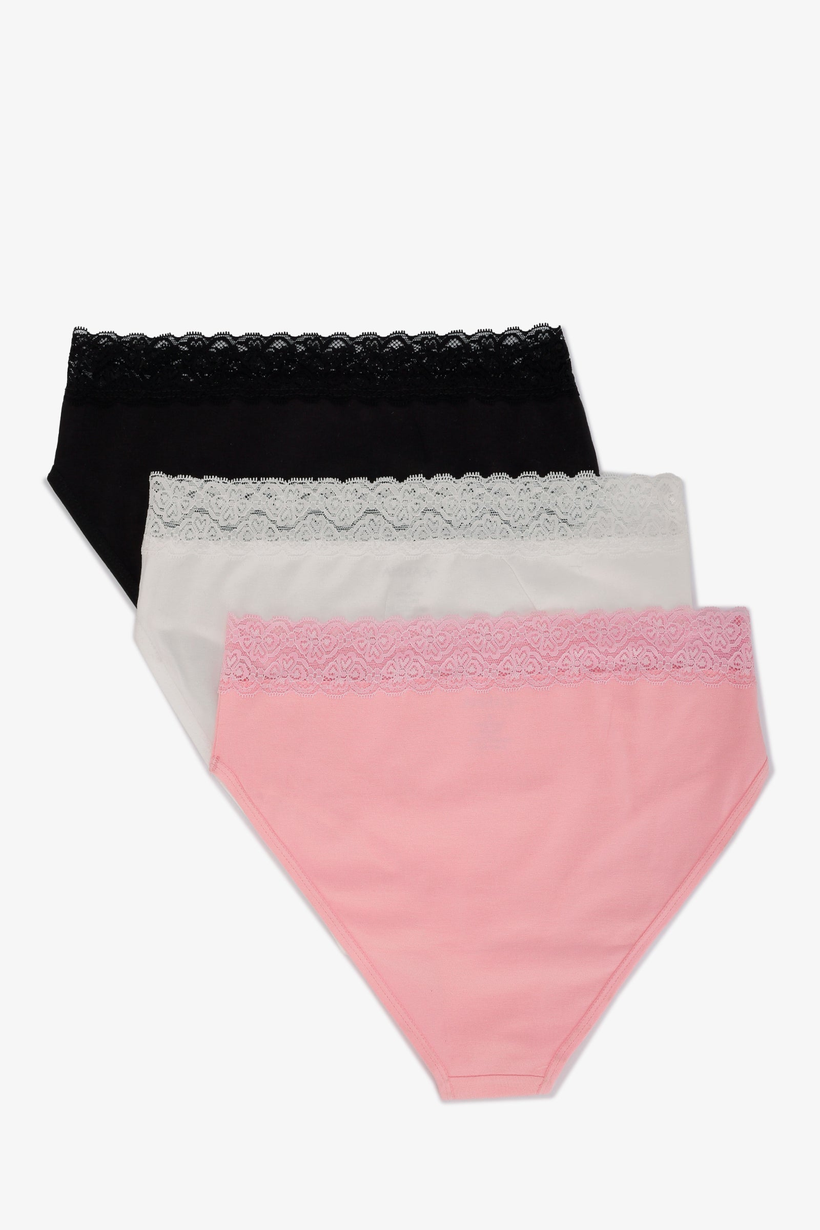 Pack of 3 Colored Brief Panties