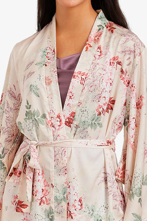 Floral Self-Tie Robe