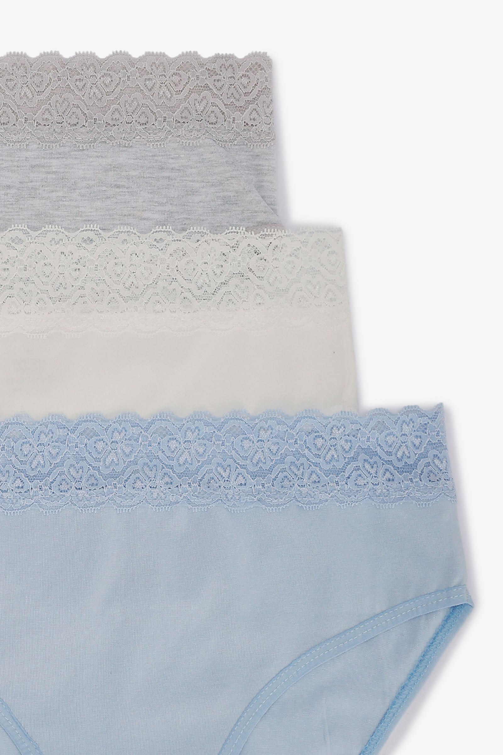 Pack of 3 Colored Brief Panties