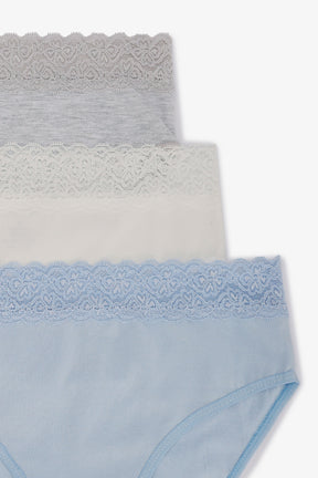 Pack of 3 Colored Brief Panties