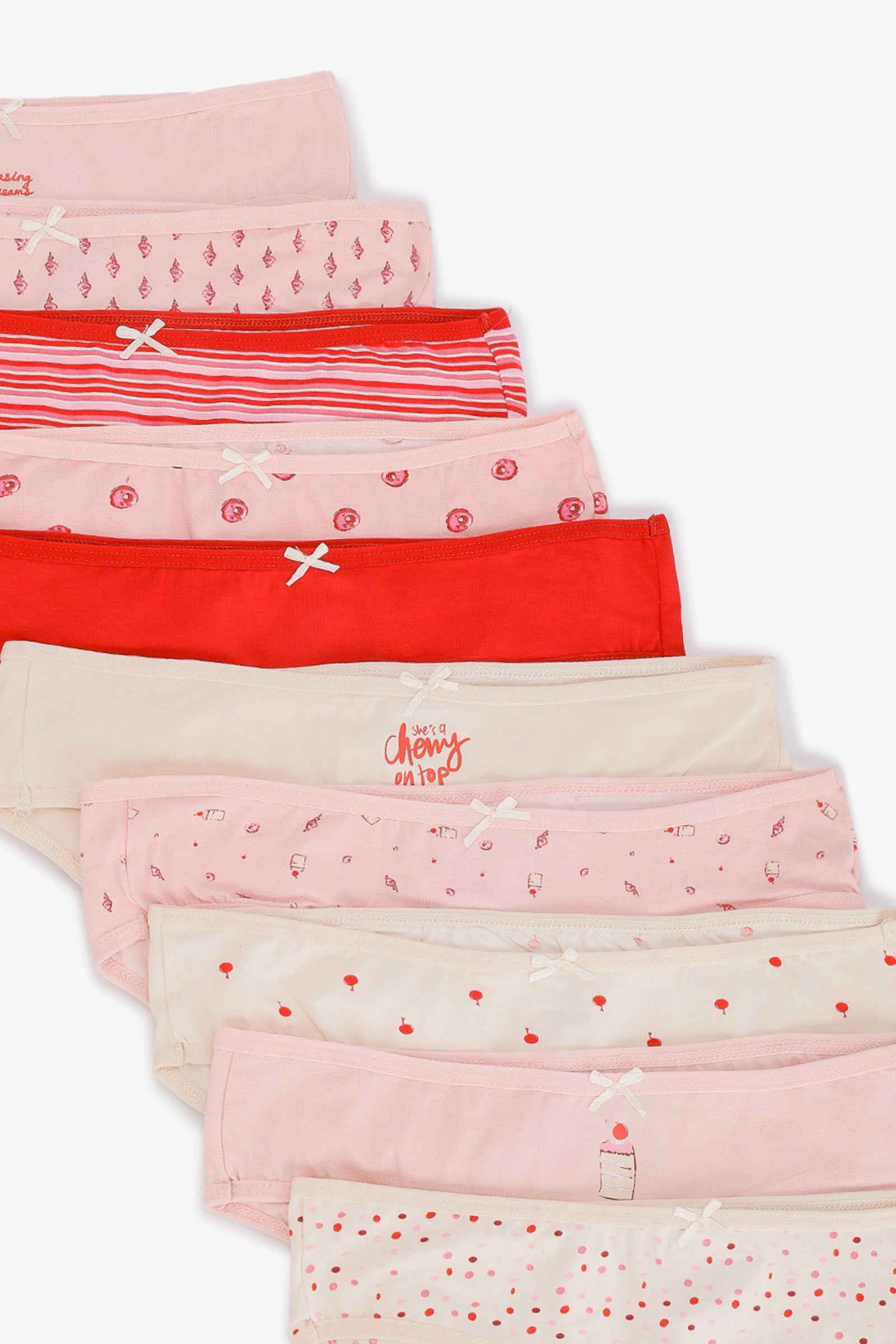 Pack of 10 Colored Bikini Panties