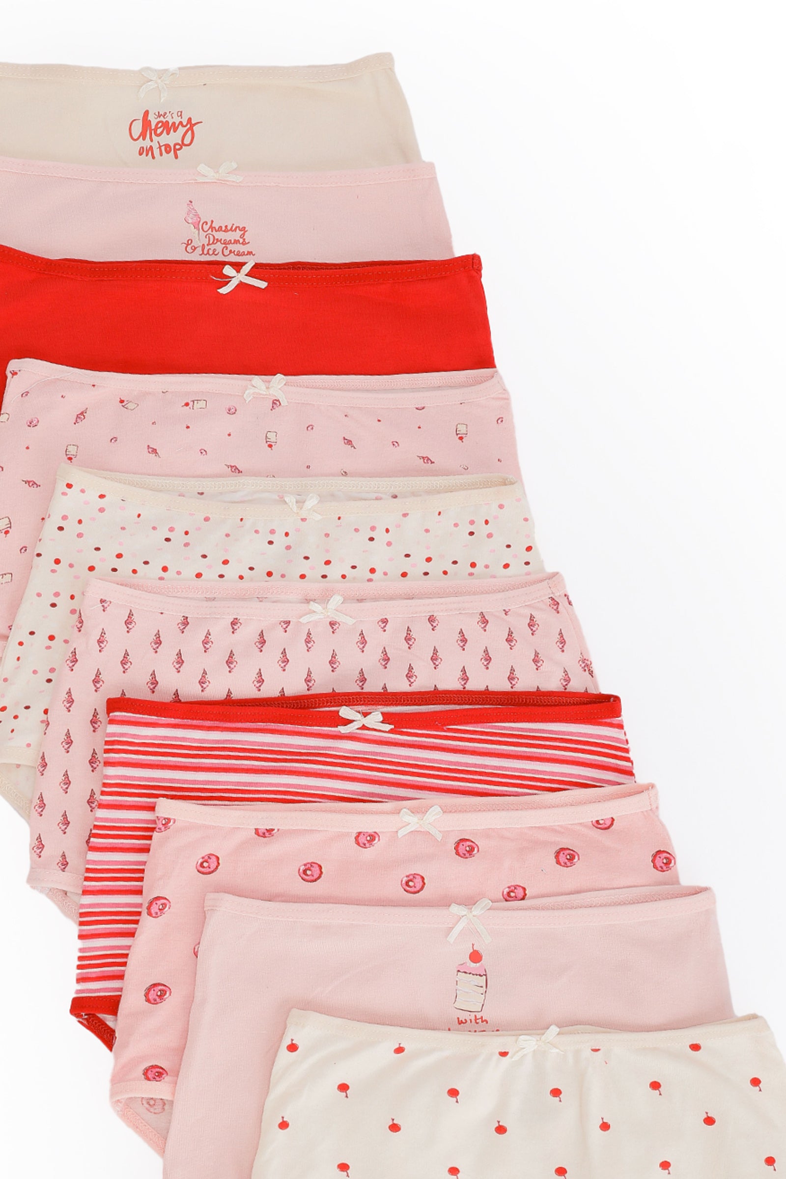Pack of 10 Colored Full Brief Panties