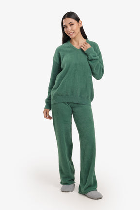 V-Neck Pyjama Set